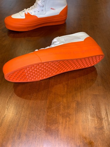 VAULT Vans X Benjamin Edgar half-cab in white/safety orange Men's 7 - Bild 6 von 13