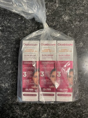 Cicatricure Glow Serum Vitamin C + Papamiel Nectar  1 fl oz x 3 Pack