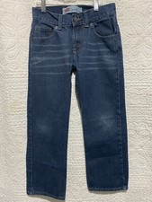 Levi's 514 Jeans Boys 8R 24x22 Denim Slim Straight Blue Mid Rise