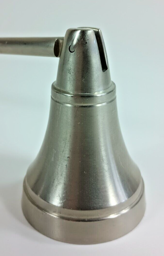 Tapador de velas de acero cepillado. 10-1/2" de largo. Campana de 1-5/8". ¡Nuevo! - Imagen 5 de 7