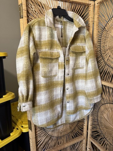 Zara Kids Oversized Plaid Jacket Shirt Shacket Size 11-12 - Picture 2 of 7