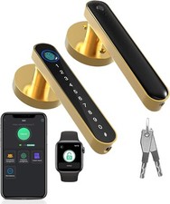 Smart Fingerprint Door Lock Security Electronic Door Lock Biometric Door Handle