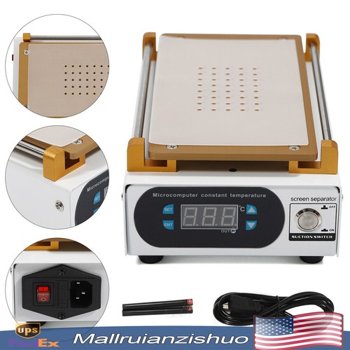 LCD Screen Separator Machine Phone Heating Plate Glass Removal Repair Device New - Picture 6 of 12
