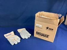 NEW Big Jake MCR Heavy Duty Real Leather Safety Gloves, (1 Dozen) Medium, 1700M*