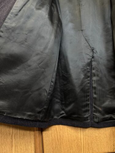 Vintage CROMBIE Scotland bespoke Classic cashmere wool Men suit overcoat 48L 50L - Picture 24 of 24