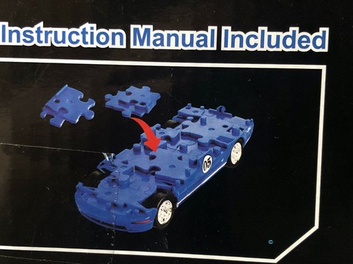 FORD MUSTANG FR500C PUZZLE 66pcs 1/32 - Photo 8/12