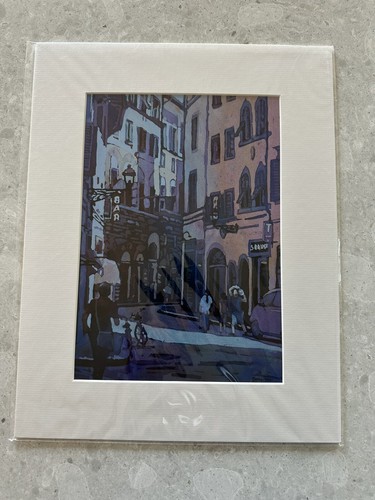 July in Florence - Watercolor print by Jenny Armitage - Italy - Picture 1 of 4