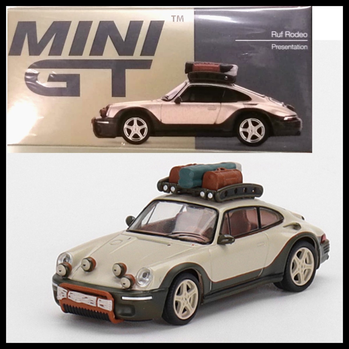 MINI GT 421 Ruf Rodeo Presentation ( LHD ) 1/64 TSM MODEL
