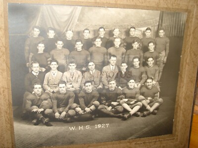 1927 Photo Washington High School Football Team (Milwaukee) Roster