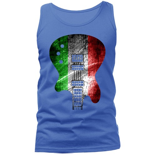 Guitar Body Flag Mexico Music Band Graphic Tank Top - Imagen 10 de 11