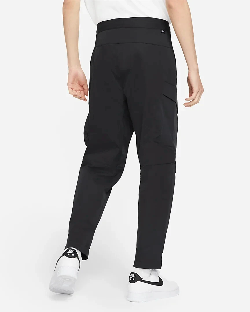 Nike black woven 2025 tech pack cargo pants
