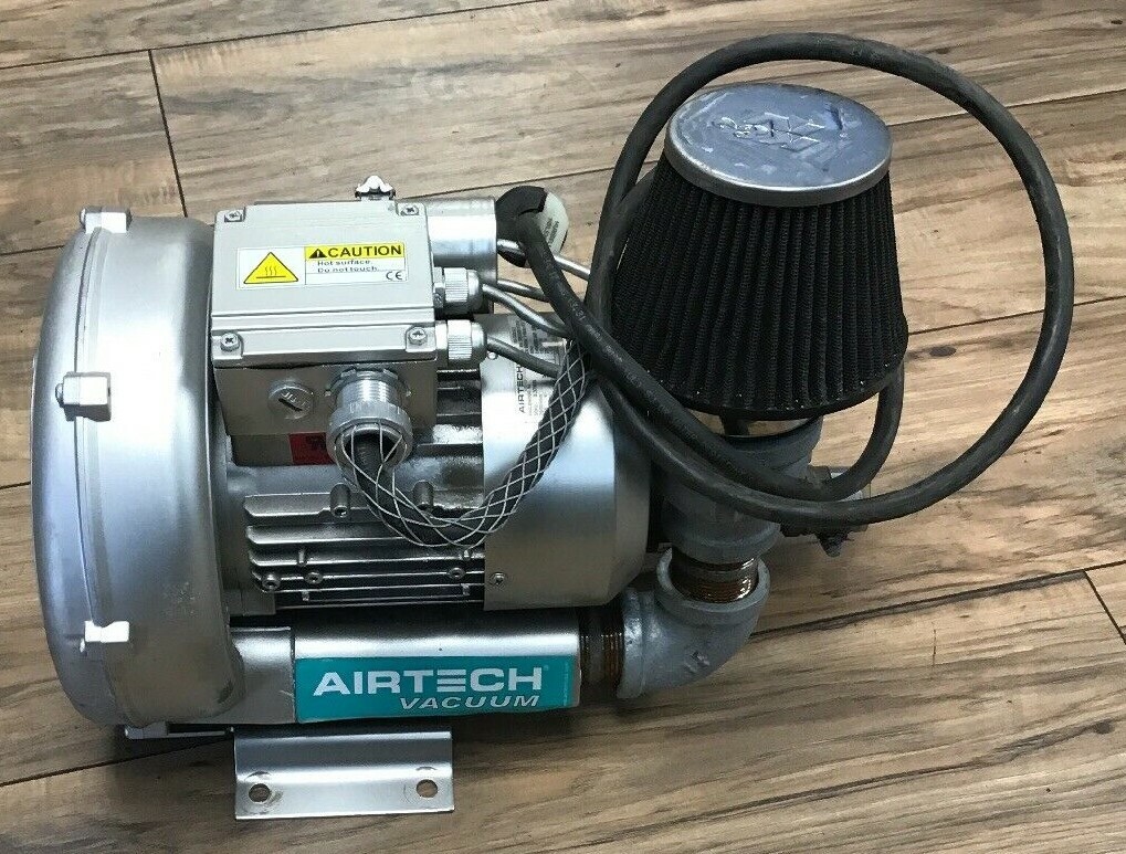 AIRTECH VACUUM 3BA13007AS15Z Press. Regenerative Blower 60HZ 0.45KW/0