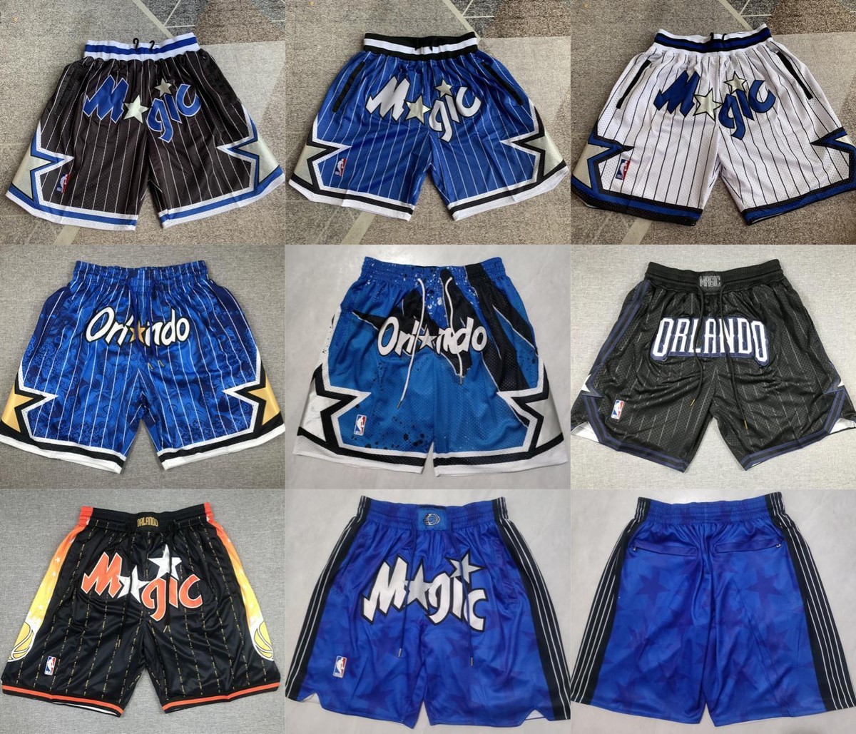 Orlando Magic Basketball Shorts Stitched Vintage UK