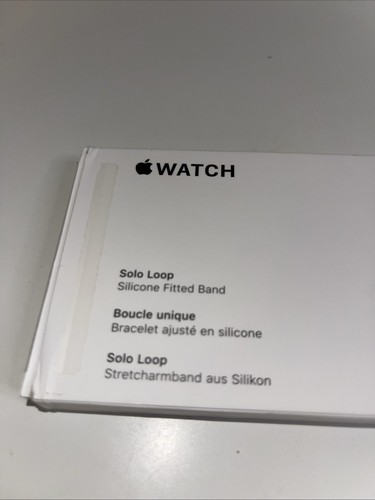 OFICJALNY ORYGINALNY ZEGAREK APPLE WATCH Silikon SOLO LOOP PASEK Nagietek ROZMIAR 1 41mm nowy - Zdjęcie 3 z 6