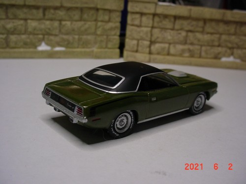 Vintage Greenlight 1970 hemicuda Shaker Green 1/64 gl21d-196 - Picture 3 of 6