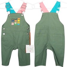 Christian Robinson Bib Overalls Pants Baby Unisex Boy Girl Infant Size 3-6 M New