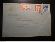 WALSRODE 1971 To Rethen Registered Cancel Slightly Folded Cover GERMANY