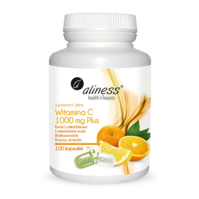 ALINESS Vitamin C 1000 mg Plus 100 caps. - Antioxidans, Immunsystem, Schutz