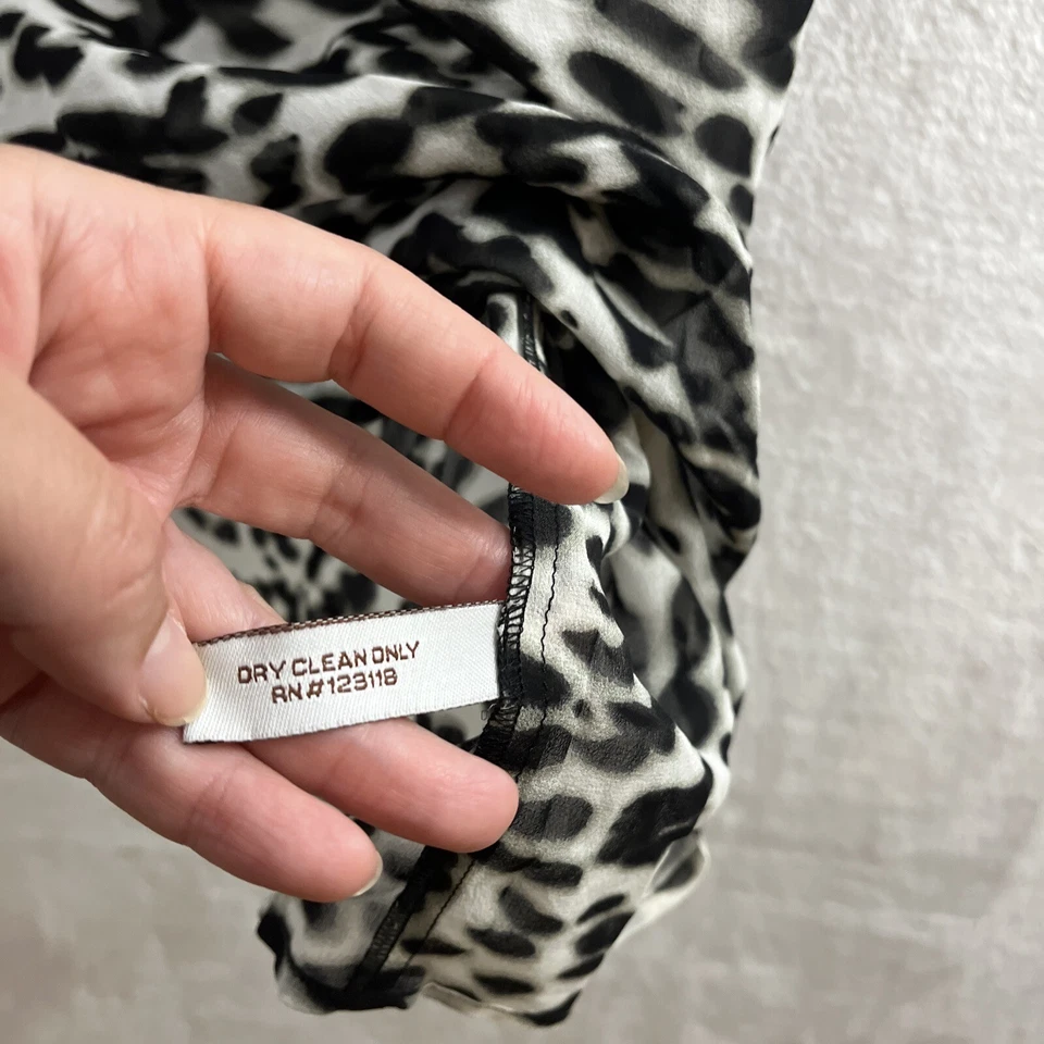 Blusa Walter Seda Transparente Top Mujer 6 Geométrica Multicolor Manga Corta Pullover Foto 4 de 4