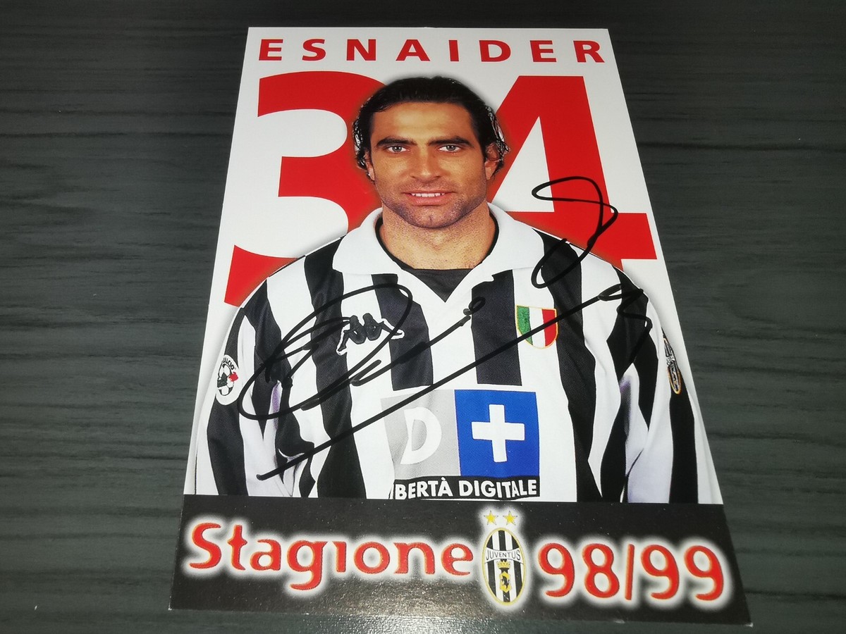 Juan Esnáider hand signed Juventus Club autograph card | eBay