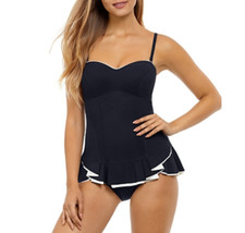 Profile by Gottex Belle Curve Swimdress Black Size 6