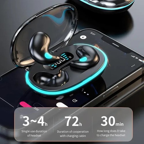 Wireless Bluetooth 5.3 Headphones TWS Earphones In-Ear Pods Earbuds Mini Headset - Photo 18 sur 27