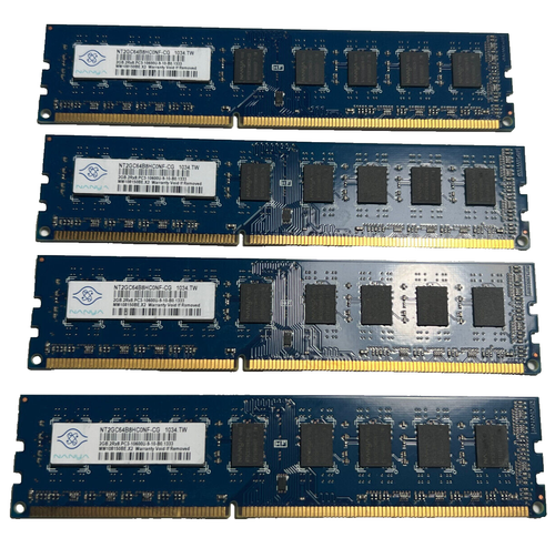 Nanya NT 2G C64B8HCONF-CG 1034 TW Memory Qty 4 - Picture 4 of 5