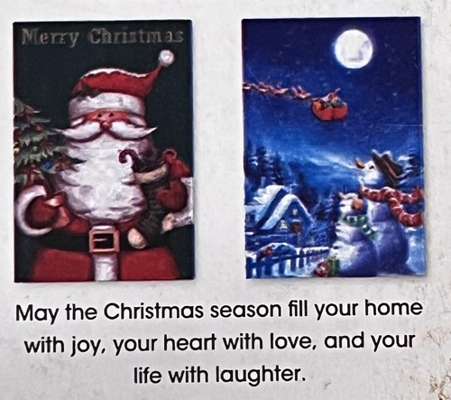 20 Asst Christmas Cards With Envelopes By Greenbrier NIB 5 Designs of 4 Each - Picture 3 of 6