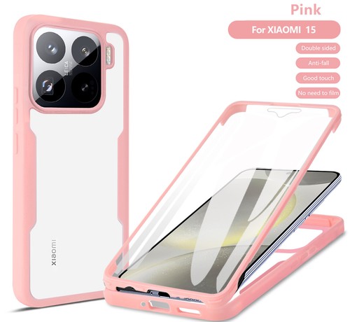 For Xiaomi 15, Shockproof Hybrid Full Cover Have Soft Screen Protector Case - Picture 9 of 20