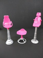Barbie 2014 oftalmólogo, dentista, silla de repuesto de tocador. También se utiliza para salón.
