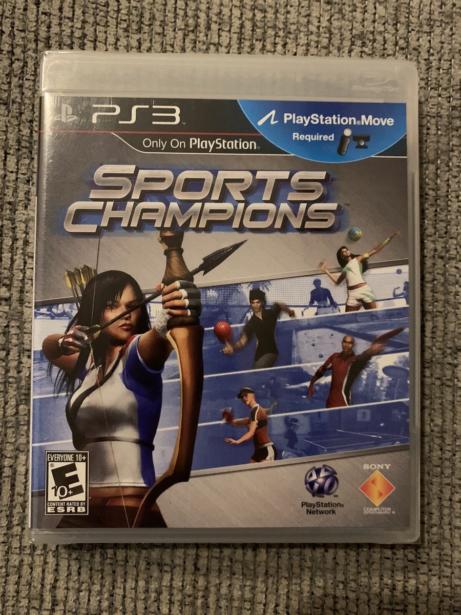 Playstation Move Sports Champions PS3 Game Disc Golf Archery Bocce
