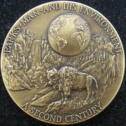 Yellowstone National Park Old Faithful Challenge Coin V2