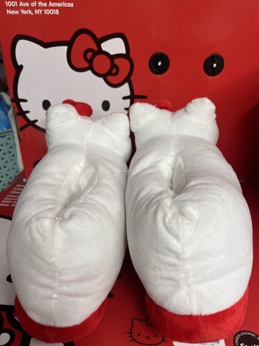Hello Kitty Plush House Slippers Shoe XS-S Size 5-6 - Picture 3 of 3
