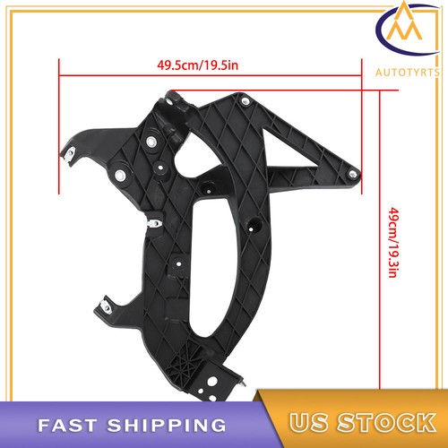 Front LH+RH Outer Bumper Support For Chevy Silverado 1500 Plastic Black 2019-21 - Picture 6 of 12