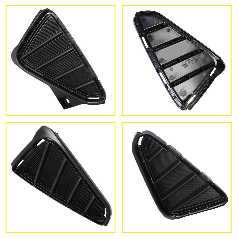 Par de cubiertas antiniebla para parachoques delantero aptas para Toyota RAV4 2016 2017 2018 Foto 4 de 4