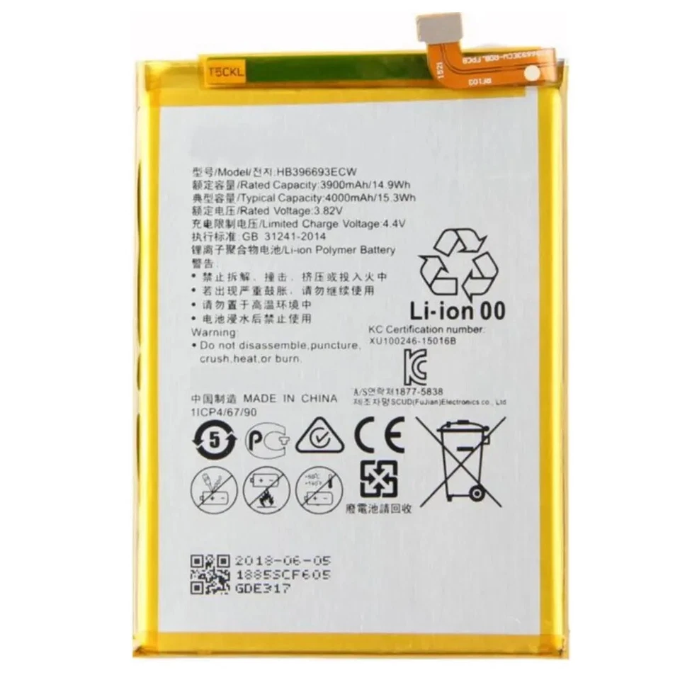 For Huawei Mate 8 NXT-L09 Replacement Battery HB396693ECW Tools - Image 3 of 4