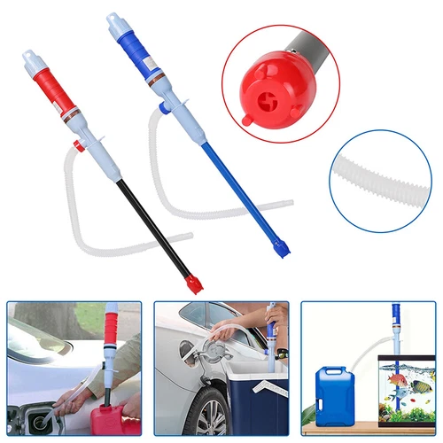 Battery Powered Electric Fuel Transfer Siphon Pump Gas Oil Water Liquid 2.2 GPM - Picture 2 of 15