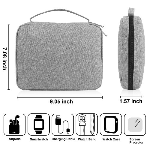 Watch Bands Storage Bag,Watch Band Organizer Bag Carrying Case Watch Straps Bag - Picture 2 of 15