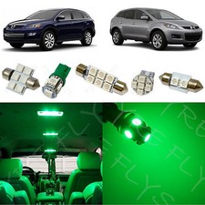 9x Green LED lights interior package kit for 2007-2012 Mazda CX-9 MC1G