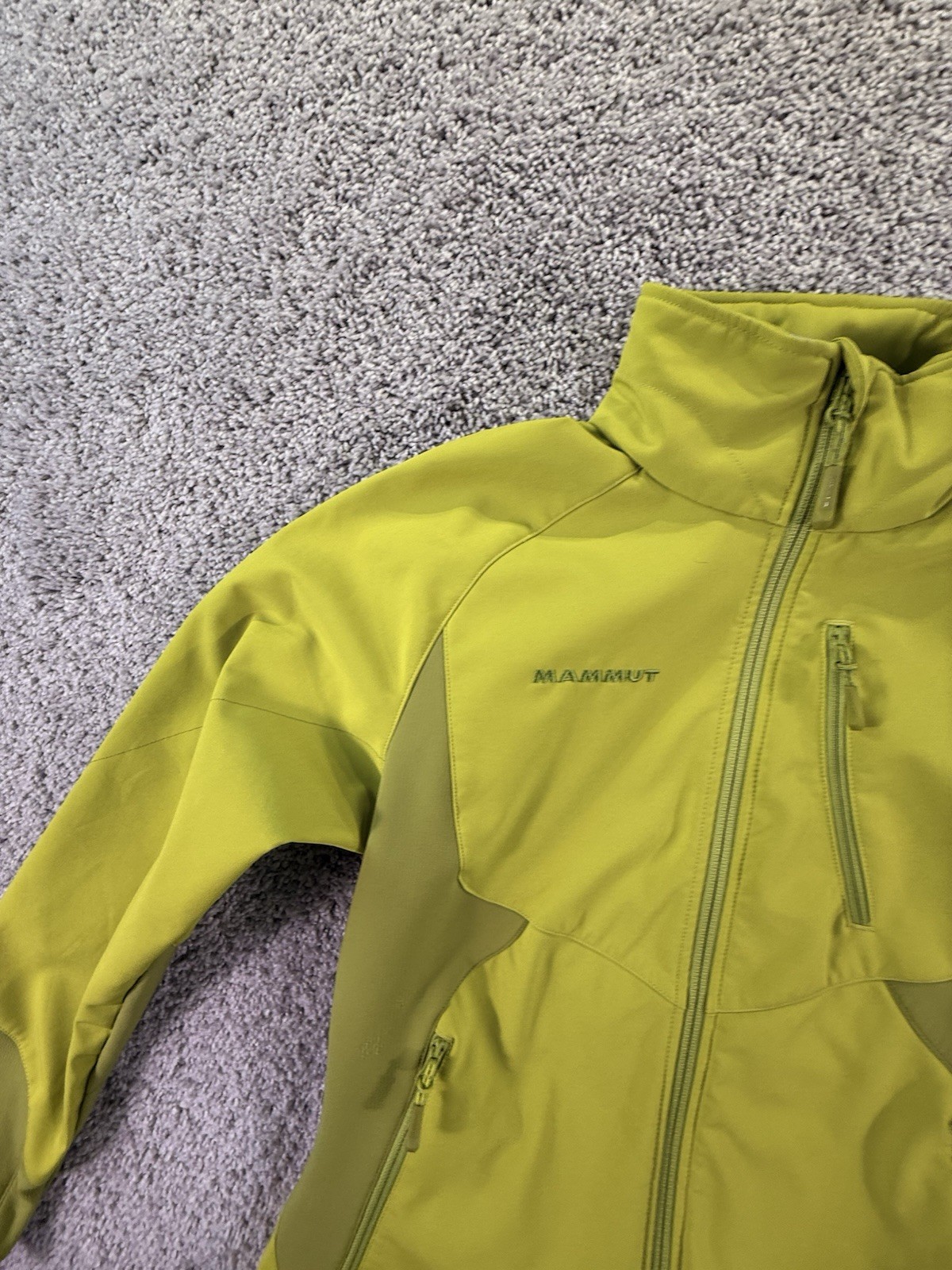 Mammut SofTech Jacket Womens Small Full Zip Green… - image 5