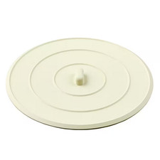 5" White Rubber Sink  Bath Stopper   Universal Fit Drain Plug Seal