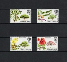 T0490 Swaziland 1978 Flora Arbres 4v. MNH