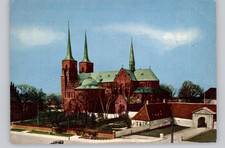 Roskilde Cathedral Denmark Color Postcard