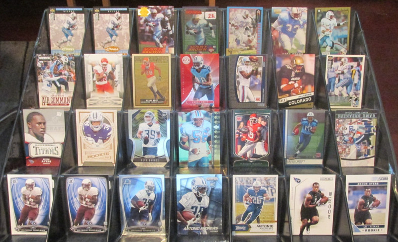 TENNESSEE TITANS BIG (620) CARD ROOKIES & INSERTS LOT (NO DUPS) SEE DESCRIPTION