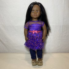 Vintage 1998 Our Generation Doll African American Black Hair Brown Eyes 18 RARE
