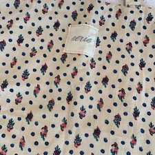 Aerie Canvas Tote Reusable Bag (Floral Off-Wh...