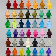 Monochrome Custom Minifigures – 50+ Vibrant Colors!