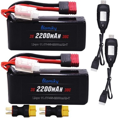 zippy 3s lipo 2200 mah 30 c with xt 60 2 Pack 11.1V 2200mAh Shorty Li-Po Battery XT60 for RC Trucks Lithium polymer Zeee 3S 120C 2200mAh 11.1V