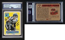 PSA/DNA 2001 Topps Heritage Junior Seau #4 Certified Authentic Auto HOF