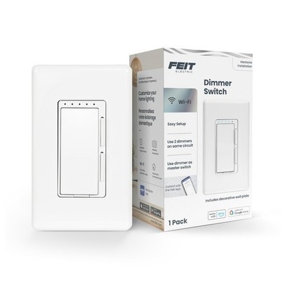 Smart Dimmer Switch WiFi Compatible Alexa Google Assistant White DIM Electric